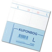 Kuponbog Grafisk Forlag 2274 70x130 mm Hvid