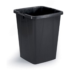 Durable affaldsspand Durabin 90 L i farven sort