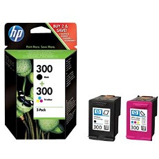 HP 300 ink combo pack black/tr