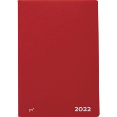 Mayland city diplomatkalender højformat 25x17,5 cm rød 22194010