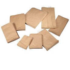 Papirpose med Snor 27x21cm 1,5kg brun 1000stk